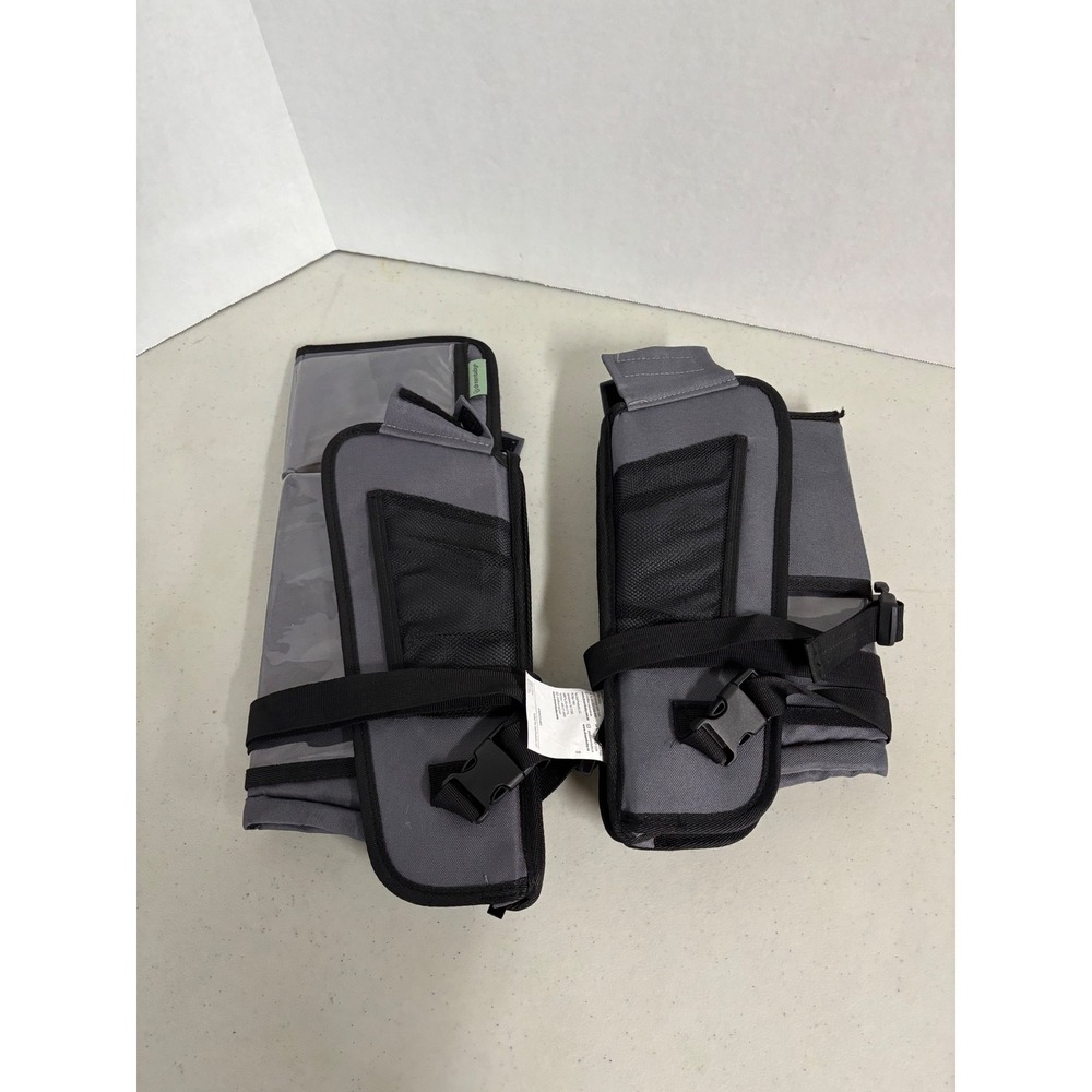 Dreambaby Gray Stroller Car Seat‎ Travel Organizer Mesh Pockets 2 Pack L2380